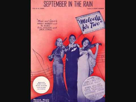 James Melton - September in the Rain (1937)
