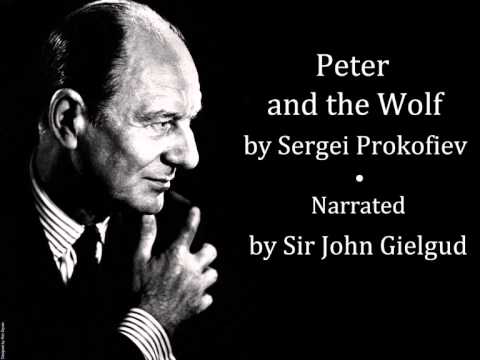 Peter and the Wolf by Sergei Prokofiev - Academy of London Orchestra - Narrated by John Gielgud
