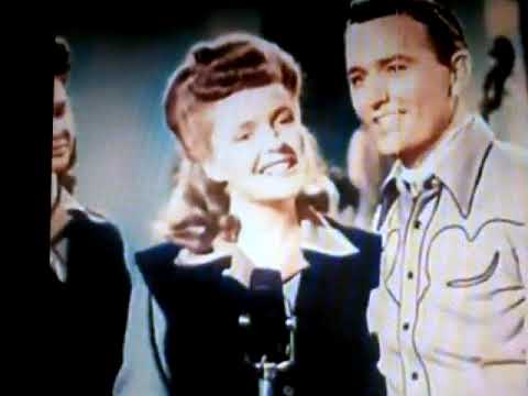 The Sunshine Girls - Mary Ford, Jimmy Wakely - You Are My Sunshine, 1944. colorized